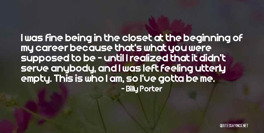 Feeling So Empty Quotes By Billy Porter Feeling So Empty Quotes By Billy Porter