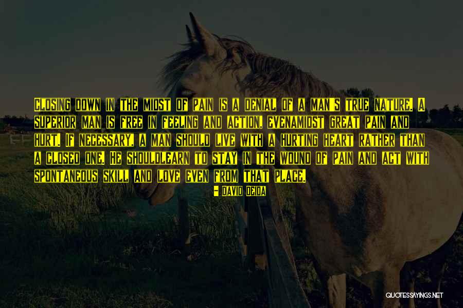 Feeling Sorry For Hurting Someone Quotes By David Deida Feeling Sorry For Hurting Someone Quotes By David Deida