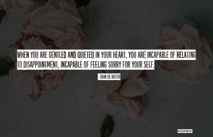 Feeling Sorry For Self Quotes By John De Ruiter Feeling Sorry For Self Quotes By John De Ruiter