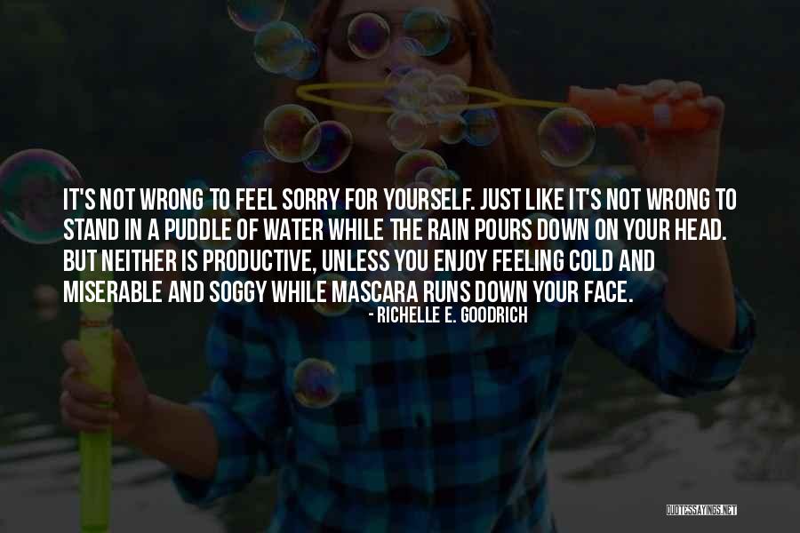 Feeling Sorry For You Quotes By Richelle E. Goodrich Feeling Sorry For You Quotes By Richelle E. Goodrich