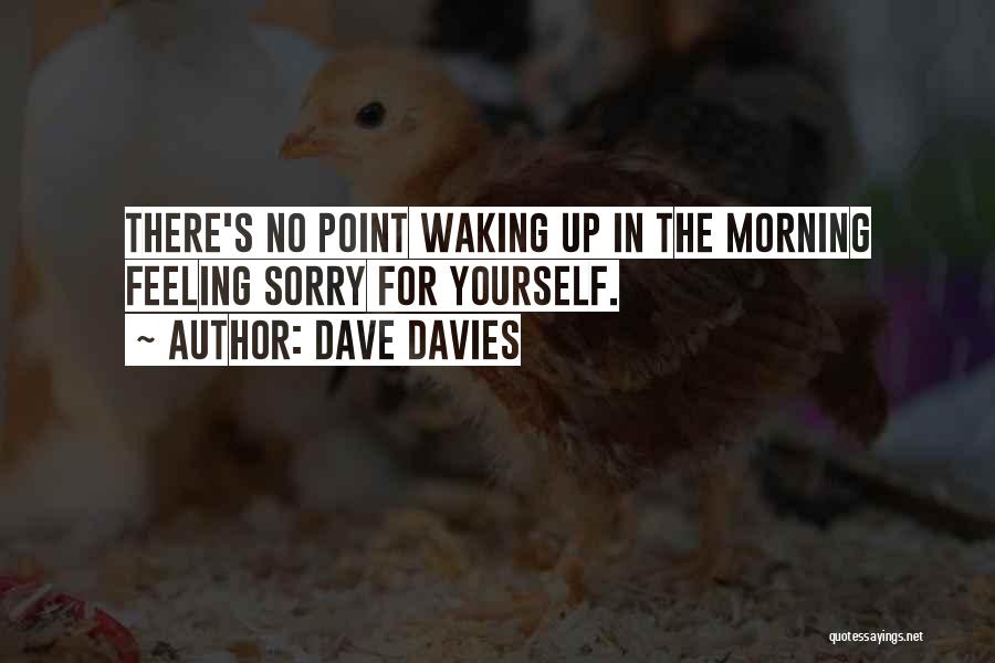 Feeling Sorry For Yourself Quotes By Dave Davies