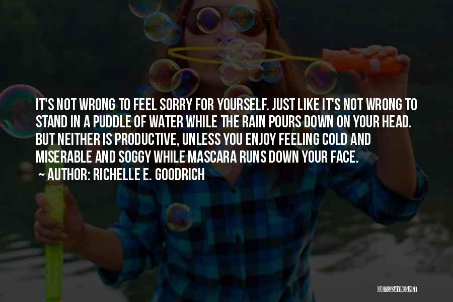 Feeling Sorry For Yourself Quotes By Richelle E. Goodrich