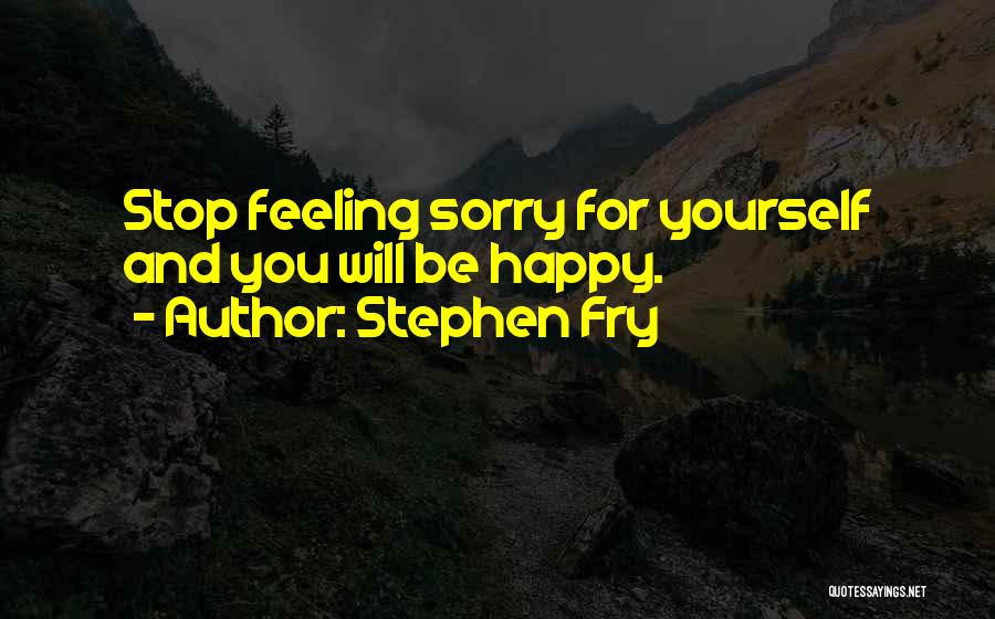 Feeling Sorry For Yourself Quotes By Stephen Fry