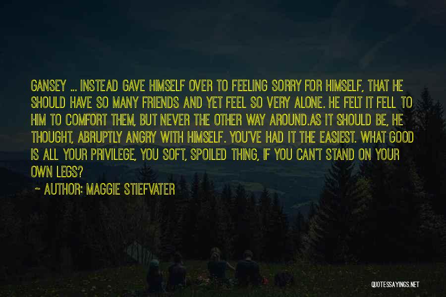 Feeling Sorry Quotes By Maggie Stiefvater