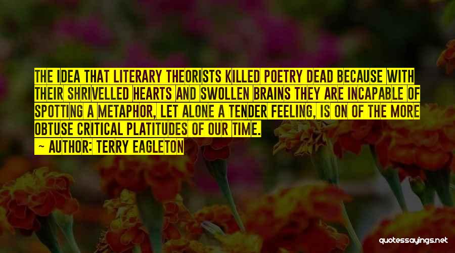 Feeling Tender Quotes By Terry Eagleton