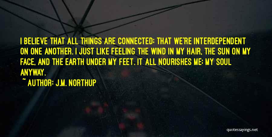 Feeling The Earth Quotes By J.M. Northup