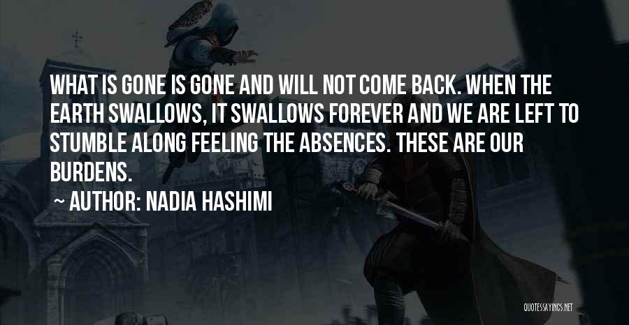 Feeling The Earth Quotes By Nadia Hashimi