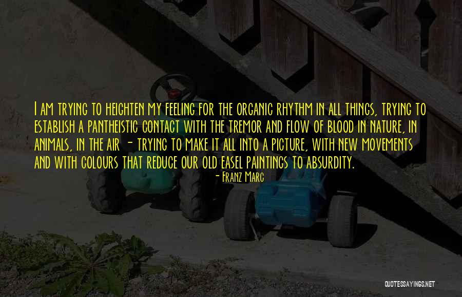 Feeling The Nature Quotes By Franz Marc Feeling The Nature Quotes By Franz Marc