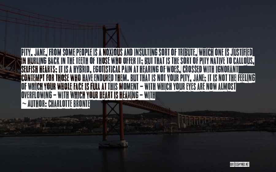 Feeling The Pain Quotes By Charlotte Bronte Feeling The Pain Quotes By Charlotte Bronte