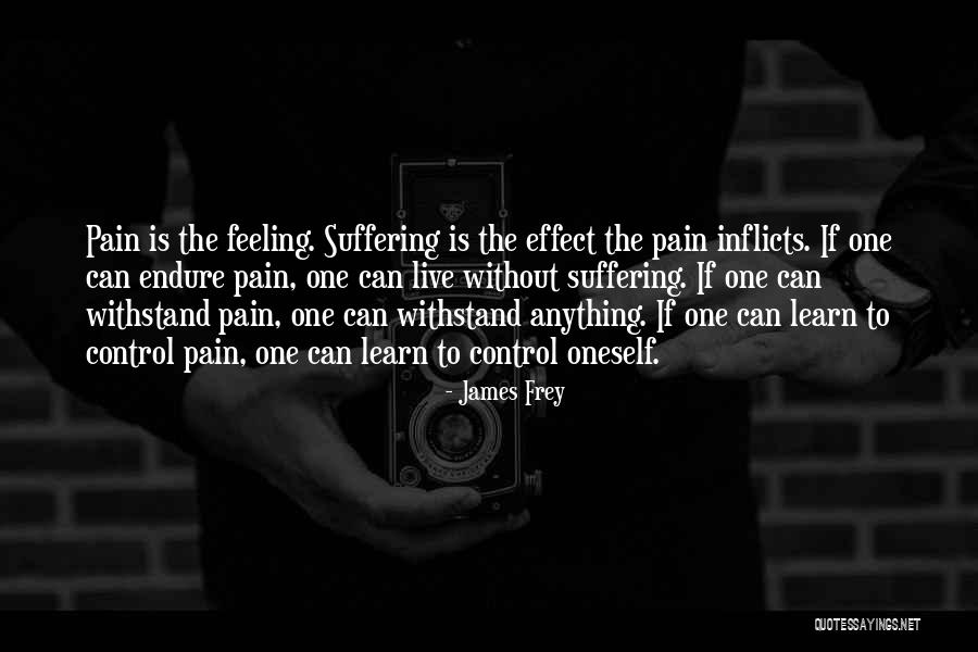 Feeling The Pain Quotes By James Frey