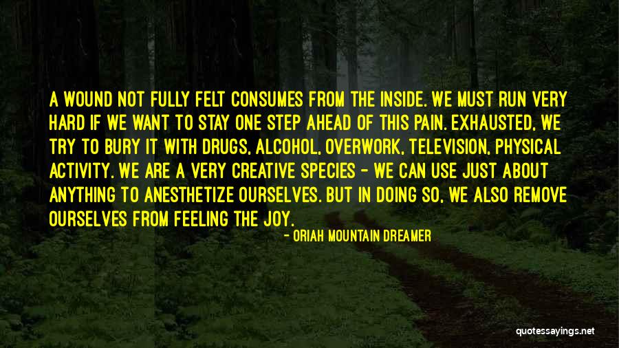 Feeling The Pain Quotes By Oriah Mountain Dreamer