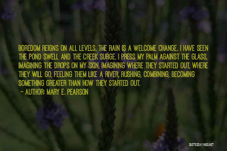 Feeling The Rain Quotes By Mary E. Pearson