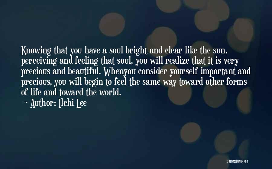 Feeling The Sun Quotes By Ilchi Lee