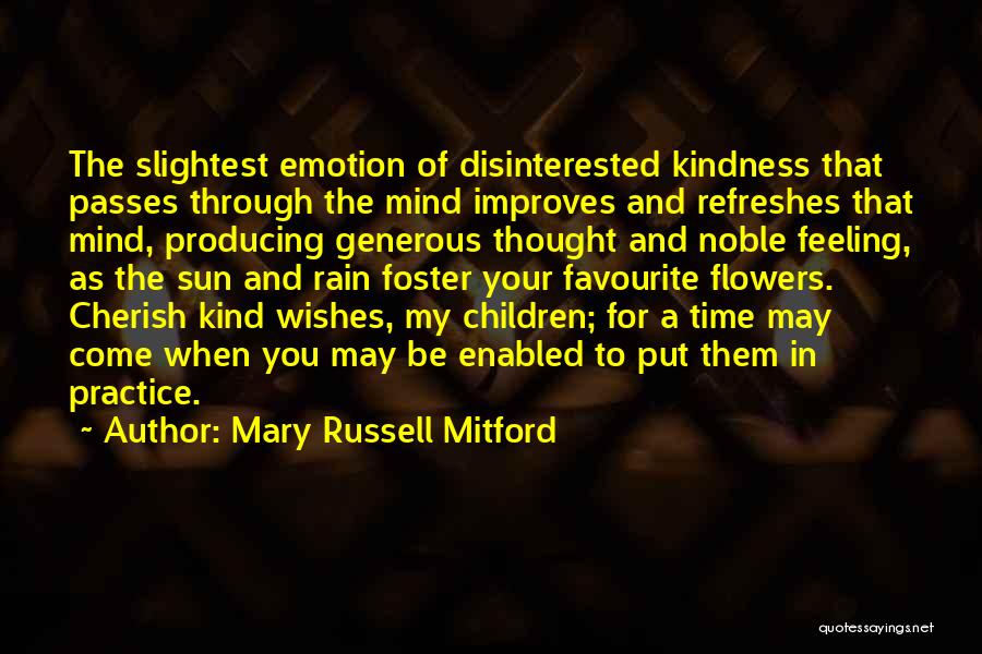 Feeling The Sun Quotes By Mary Russell Mitford