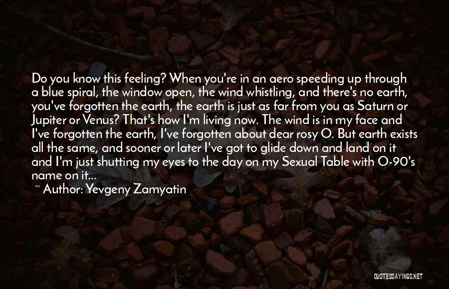 Feeling The Wind Quotes By Yevgeny Zamyatin