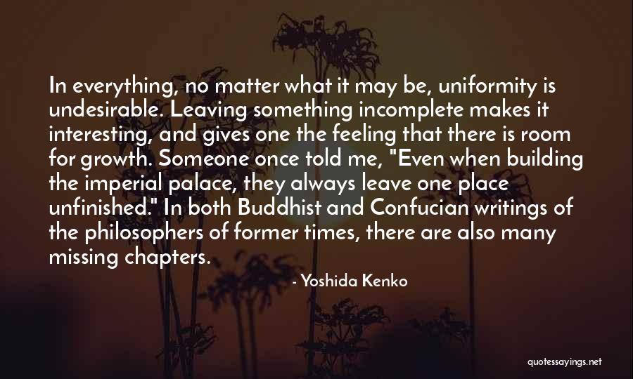 Feeling Undesirable Quotes By Yoshida Kenko Feeling Undesirable Quotes By Yoshida Kenko