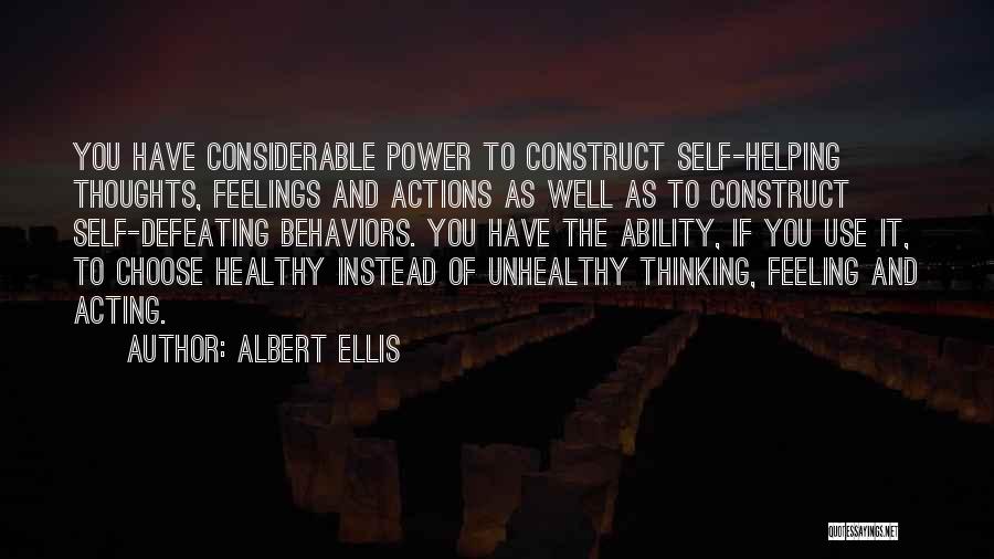 Feeling Unhealthy Quotes By Albert Ellis