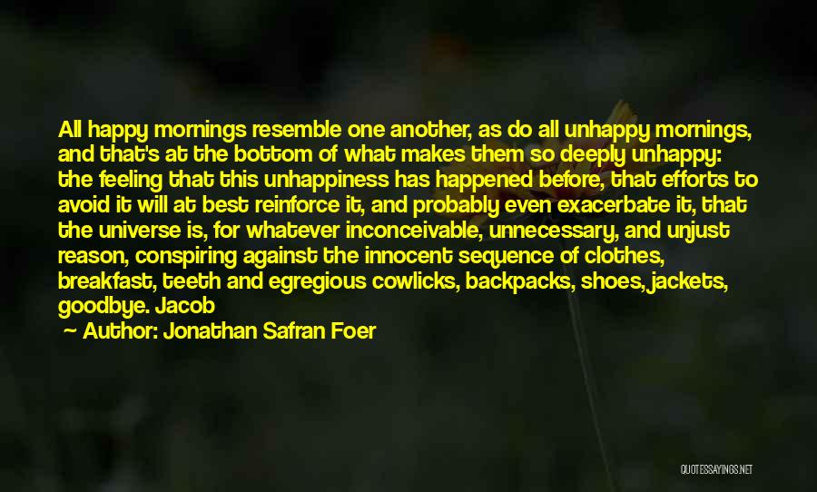 Feeling Unnecessary Quotes By Jonathan Safran Foer