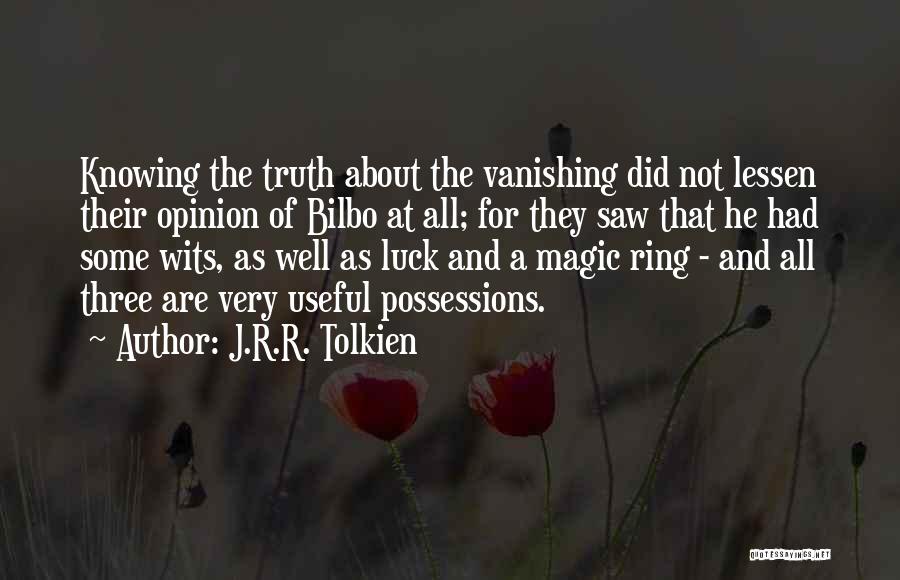 Feeling Unsafe Quotes By J.R.R. Tolkien