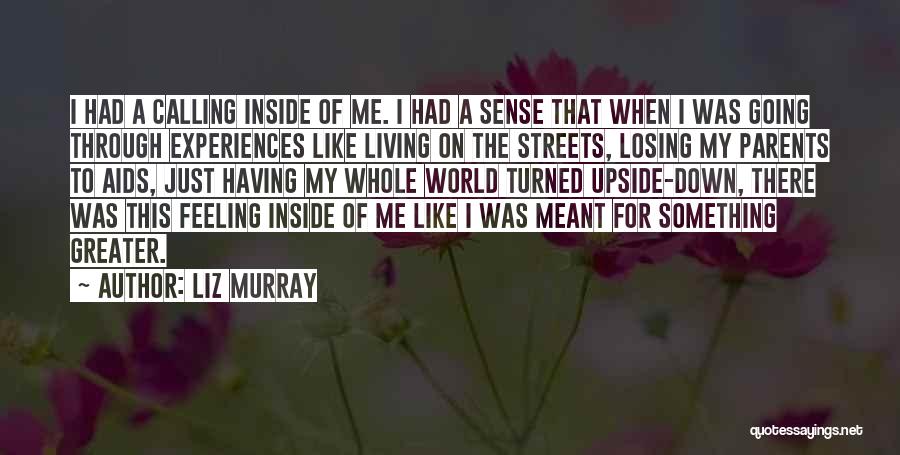 Feeling Upside Down Quotes By Liz Murray