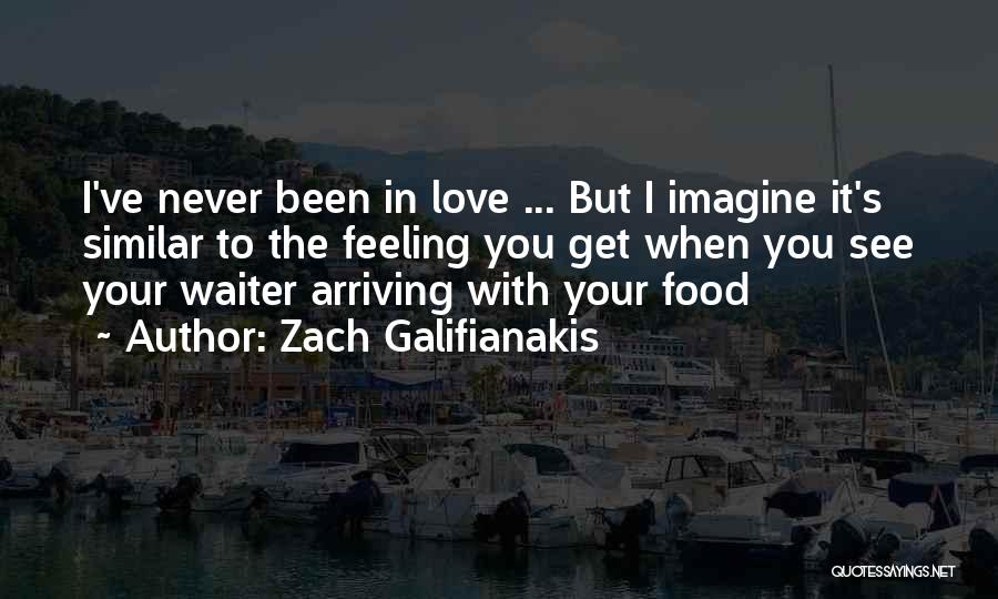 Feeling When Your In Love Quotes By Zach Galifianakis