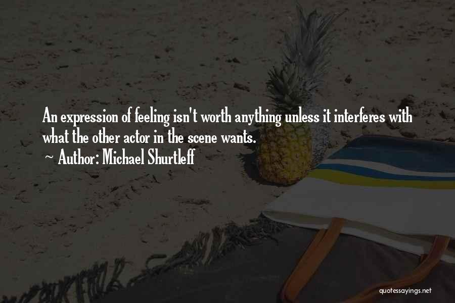 Feeling Worth It Quotes By Michael Shurtleff