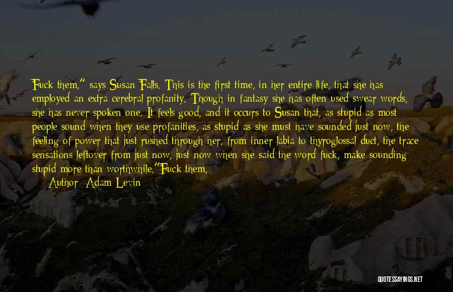 Feeling Worthwhile Quotes By Adam Levin