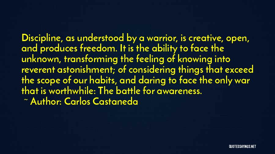 Feeling Worthwhile Quotes By Carlos Castaneda