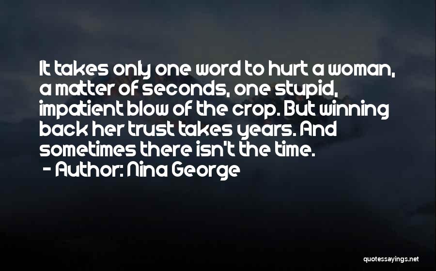 Feelings And Hurt Quotes By Nina George