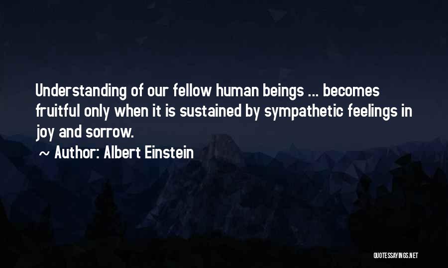 Feelings And Understanding Quotes By Albert Einstein