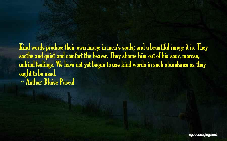 Feelings And Words Quotes By Blaise Pascal