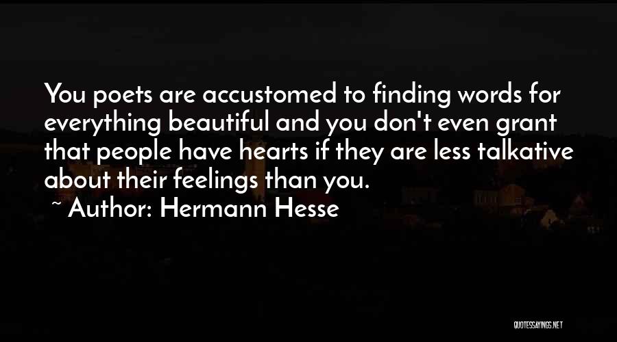 Feelings And Words Quotes By Hermann Hesse