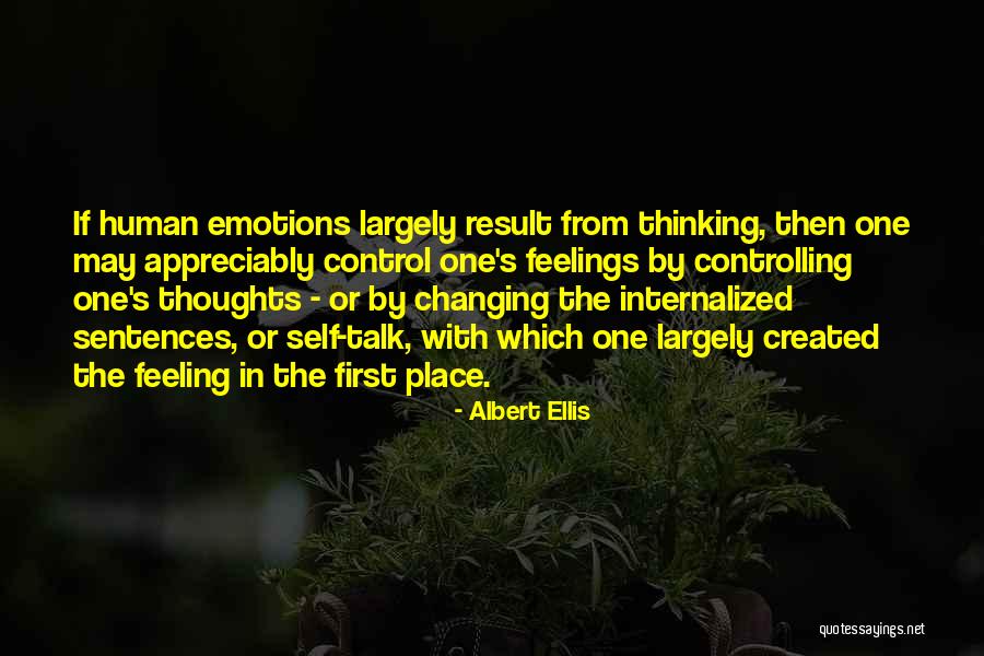 Feelings Changing Quotes By Albert Ellis