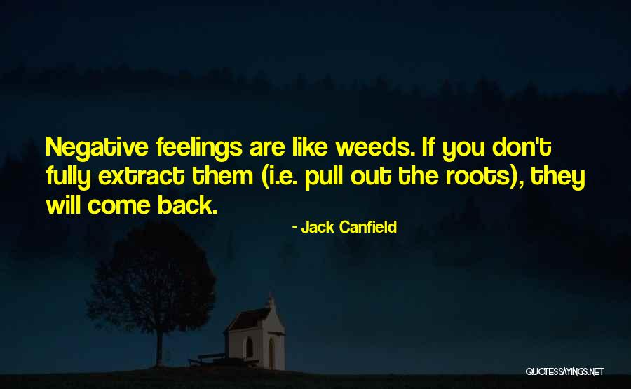 Feelings Come Back Quotes By Jack Canfield