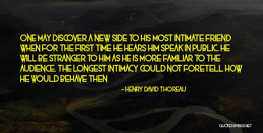 Feelings For A Friend Quotes By Henry David Thoreau Feelings For A Friend Quotes By Henry David Thoreau