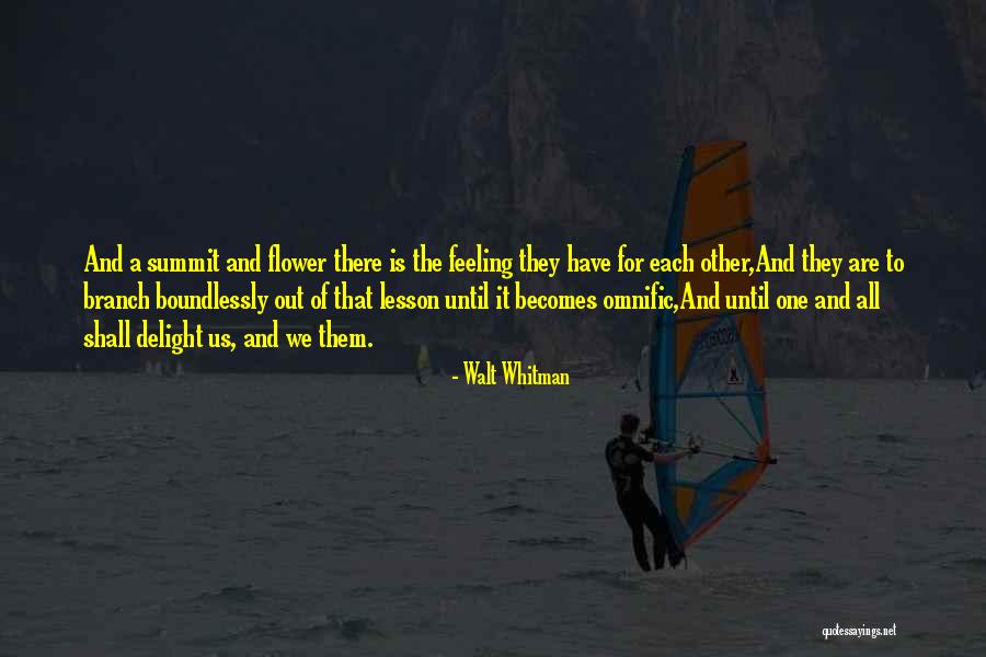 Feelings For Each Other Quotes By Walt Whitman Feelings For Each Other Quotes By Walt Whitman