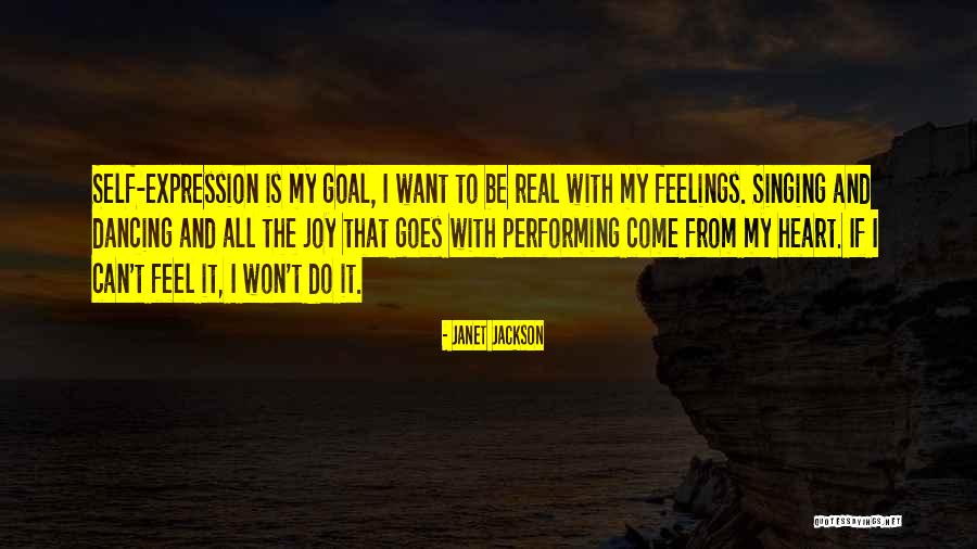 Feelings From Heart Quotes By Janet Jackson