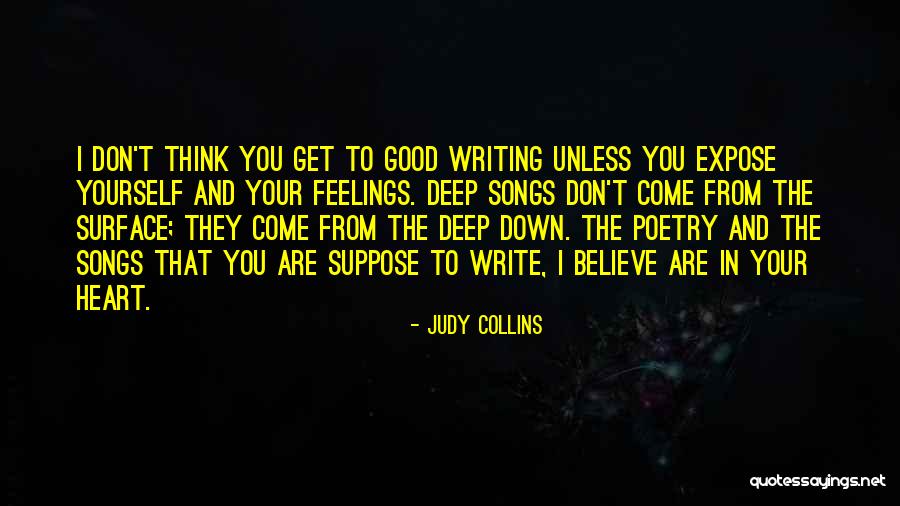 Feelings From Heart Quotes By Judy Collins