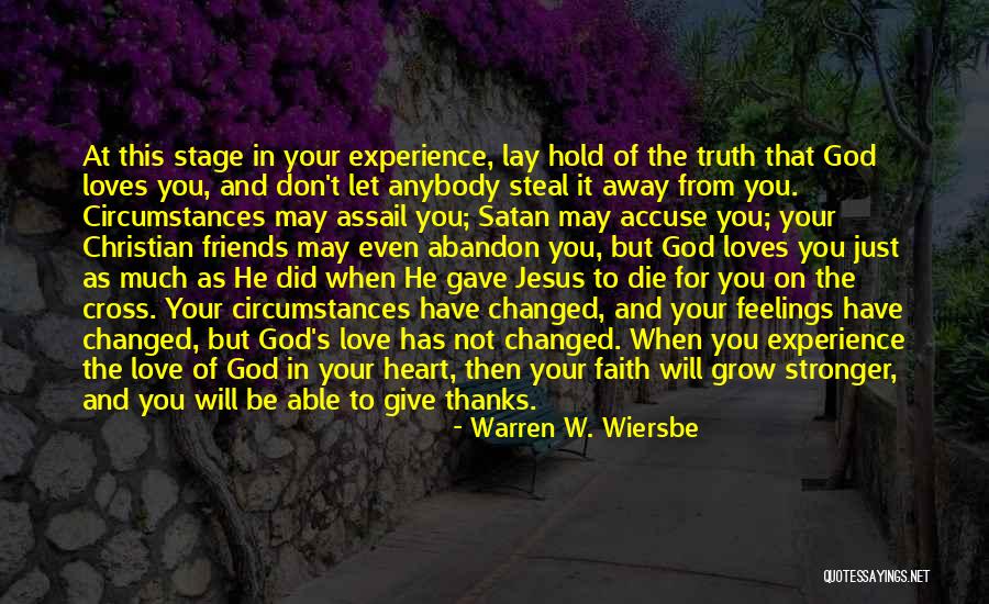 Feelings From Heart Quotes By Warren W. Wiersbe