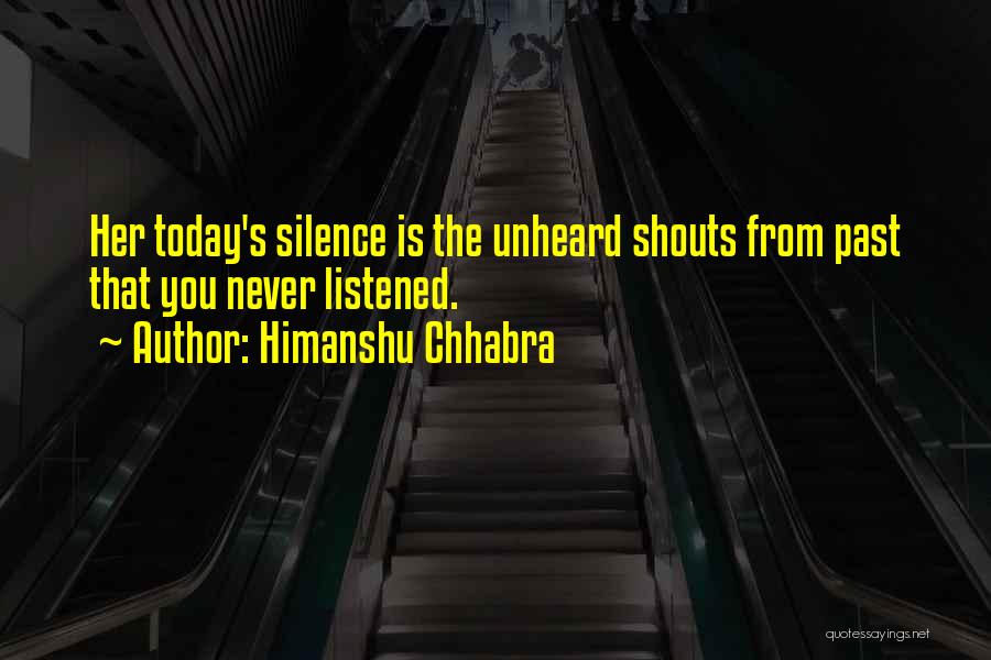 Feelings From The Past Quotes By Himanshu Chhabra