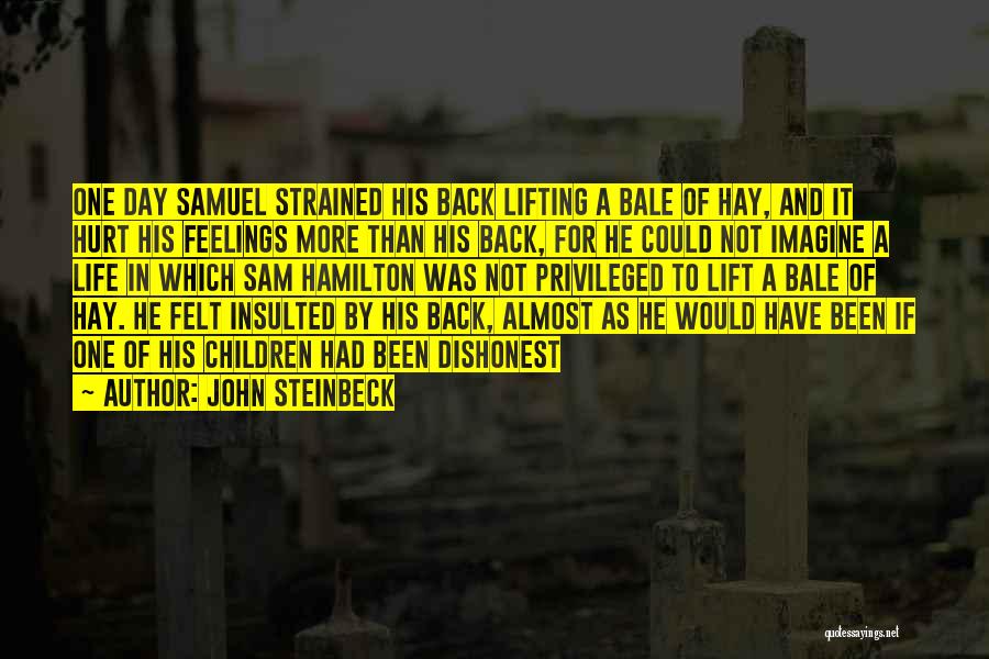 Feelings Got Hurt Quotes By John Steinbeck