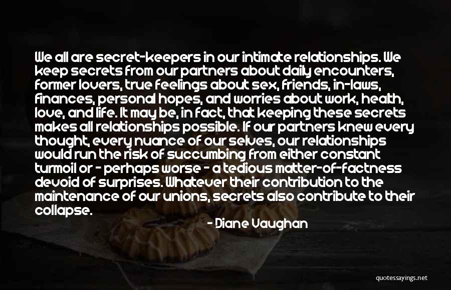 Feelings Matter Quotes By Diane Vaughan