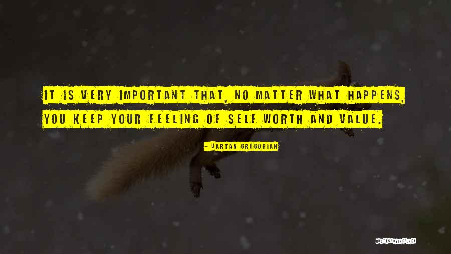 Feelings Matter Quotes By Vartan Gregorian Feelings Matter Quotes By Vartan Gregorian