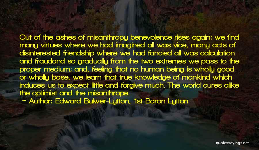 Feelings Of Friendship Quotes By Edward Bulwer-Lytton, 1st Baron Lytton