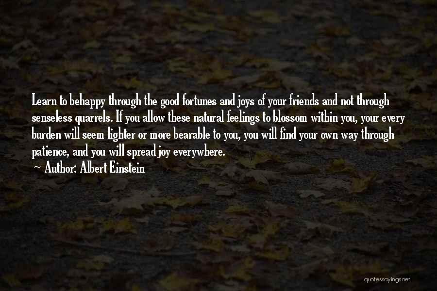 Feelings Of Joy Quotes By Albert Einstein