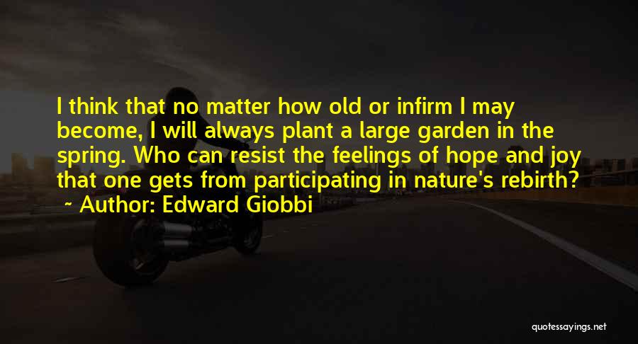 Feelings Of Joy Quotes By Edward Giobbi