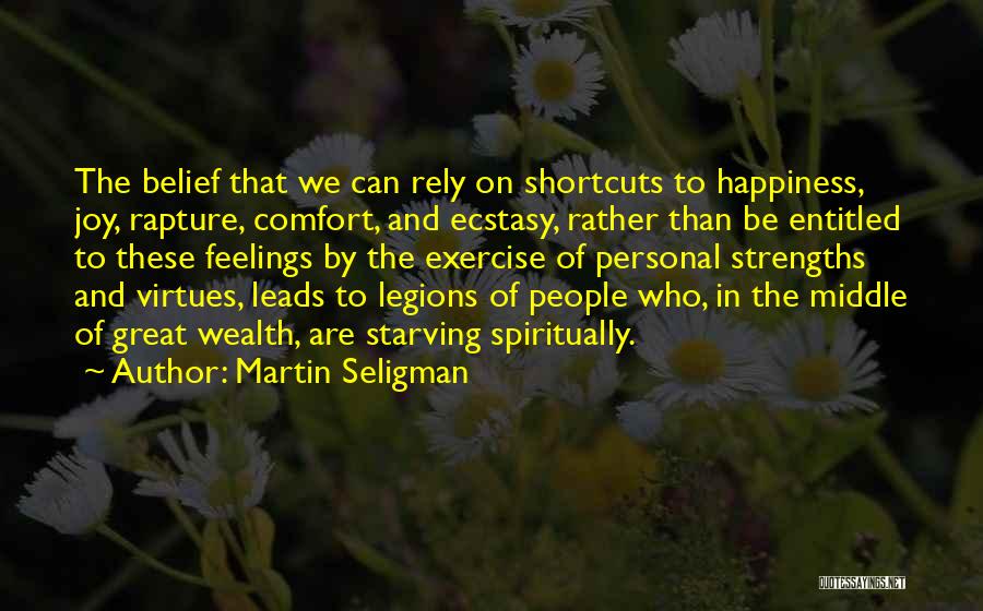 Feelings Of Joy Quotes By Martin Seligman