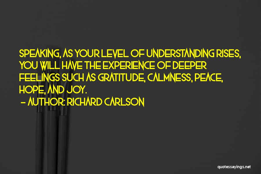 Feelings Of Joy Quotes By Richard Carlson