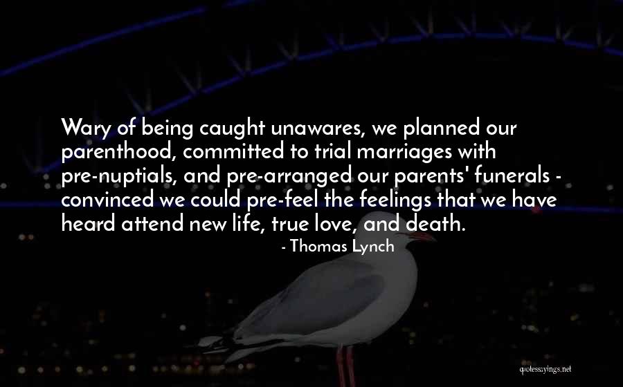 Feelings Of Love Quotes By Thomas Lynch