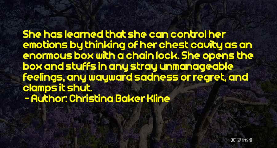 Feelings Of Sadness Quotes By Christina Baker Kline